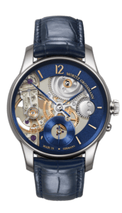Sonderedition Backpage Tremblage blau mit blauem Armband